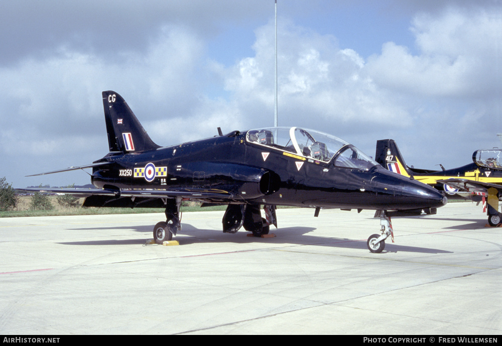 Aircraft Photo of XX250 | British Aerospace Hawk T1 | UK - Air Force | AirHistory.net #194318