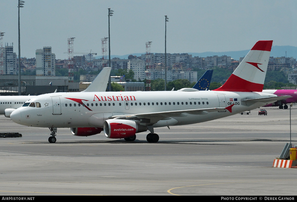Aircraft Photo of OE-LDG | Airbus A319-112 | Austrian Airlines | AirHistory.net #194358