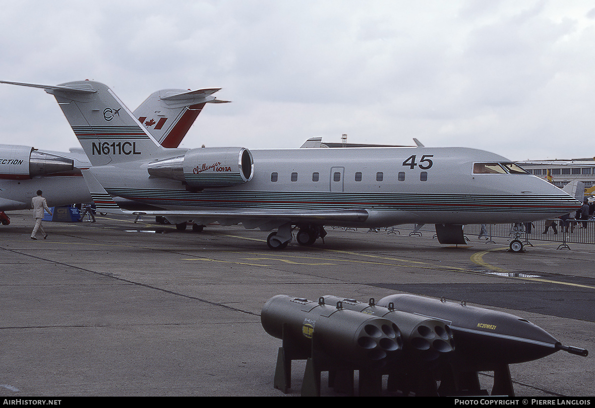 Aircraft Photo of N611CL | Canadair Challenger 601-3A (CL-600-2B16) | AirHistory.net #194368
