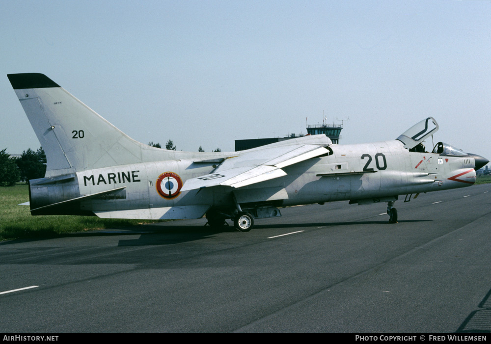 Aircraft Photo of 20 | Vought F-8E(FN) Crusader | France - Navy | AirHistory.net #194369