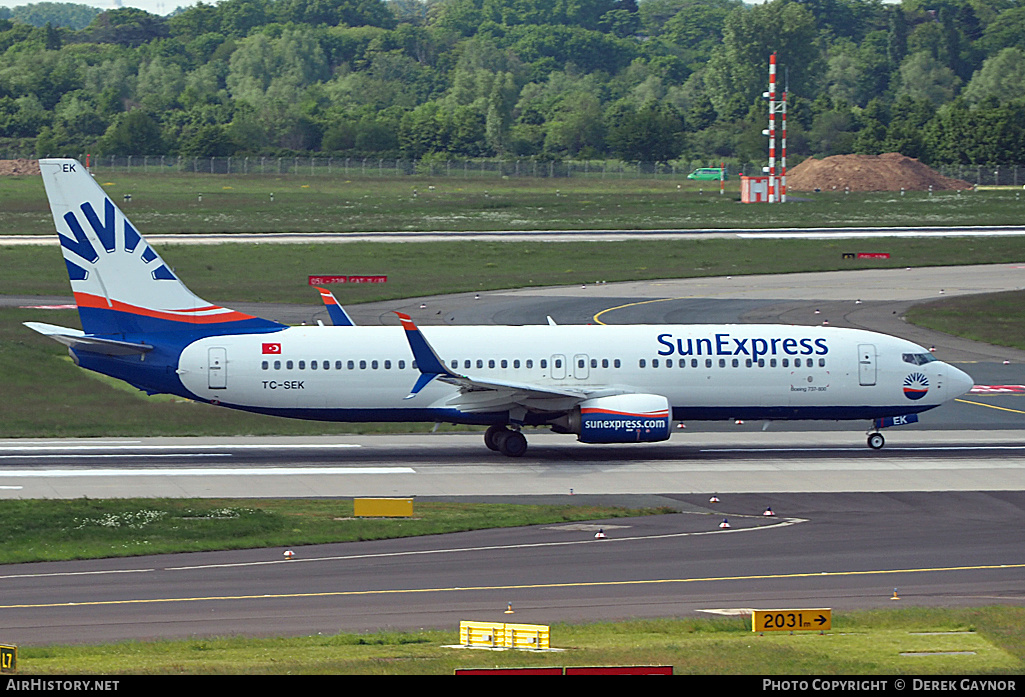 Aircraft Photo of TC-SEK | Boeing 737-8HC | SunExpress | AirHistory.net #194374