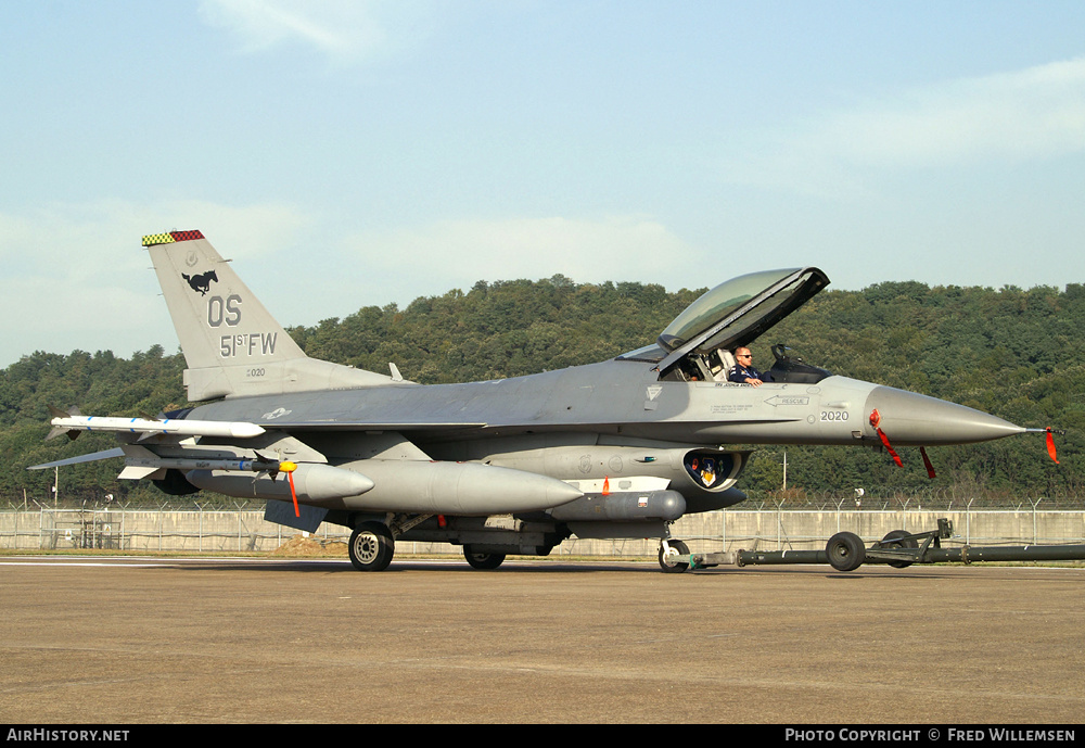 Aircraft Photo of 89-2020 / AF89-020 | General Dynamics F-16CG Night Falcon | USA - Air Force | AirHistory.net #194377