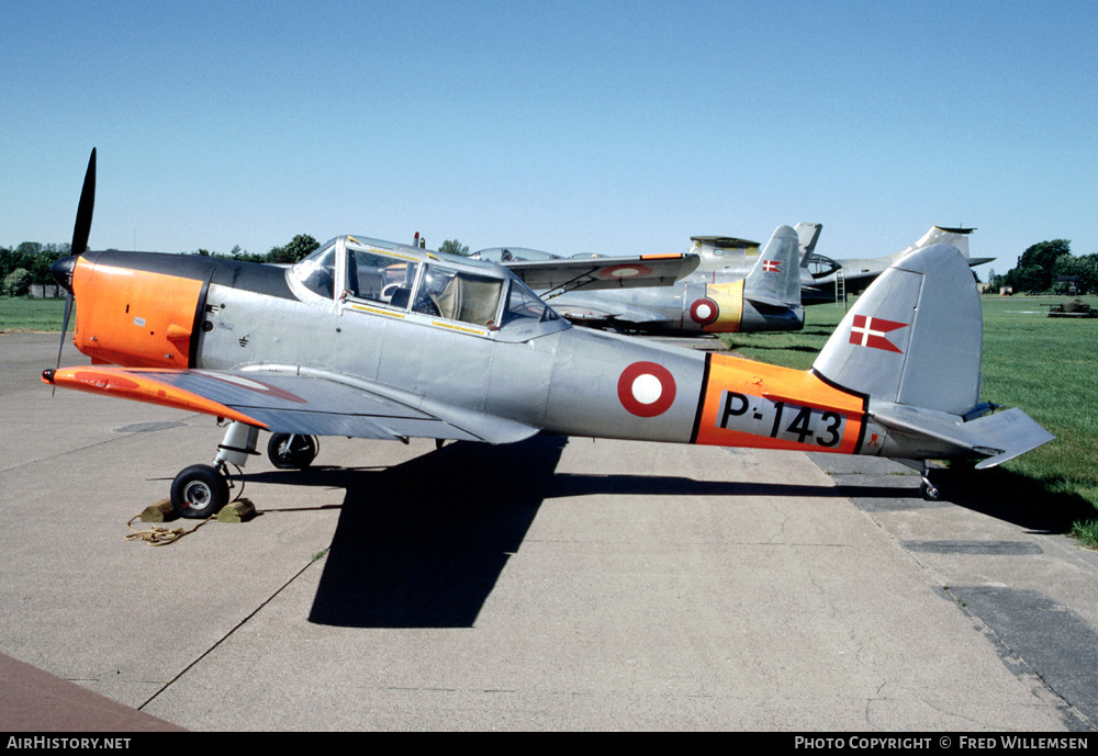 Aircraft Photo of P-143 | De Havilland DHC-1 Chipmunk Mk20 | Denmark - Air Force | AirHistory.net #194382