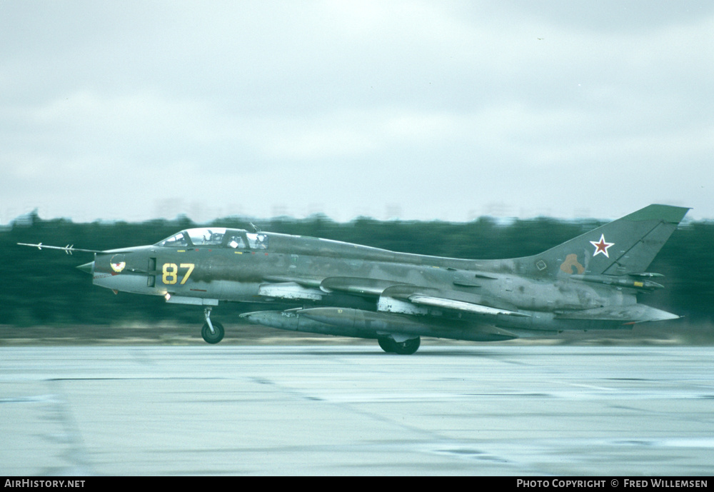 Aircraft Photo of 87 yellow | Sukhoi Su-17UM3 | Russia - Air Force | AirHistory.net #194386