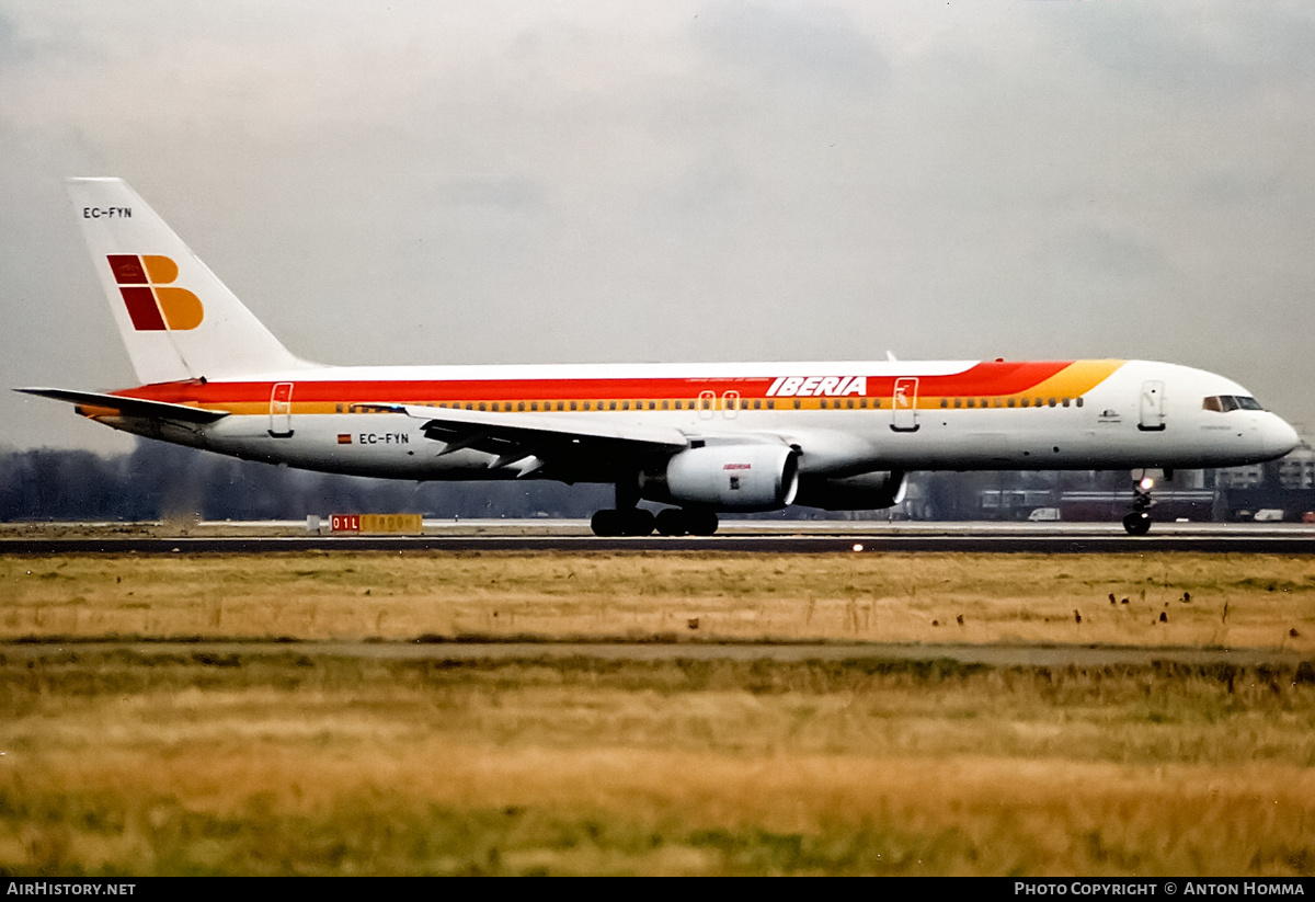 Aircraft Photo of EC-FYN | Boeing 757-256 | Iberia | AirHistory.net #194399