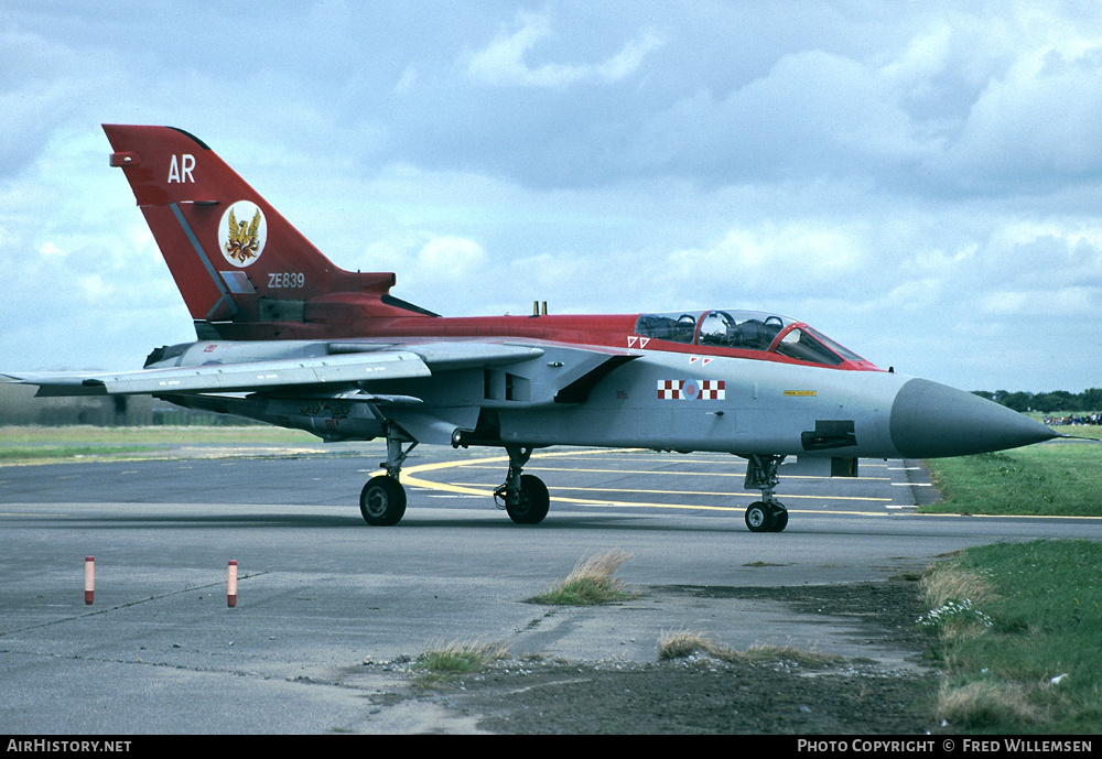 Aircraft Photo of ZE839 | Panavia Tornado F3 | UK - Air Force | AirHistory.net #194409