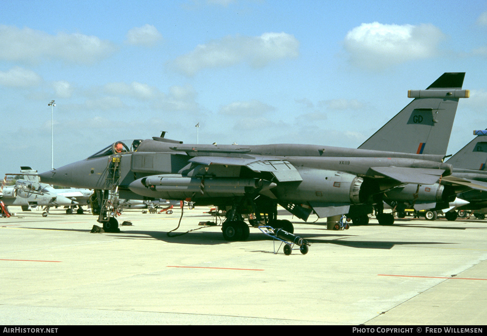 Aircraft Photo of XX119 | Sepecat Jaguar GR3A | UK - Air Force | AirHistory.net #194411