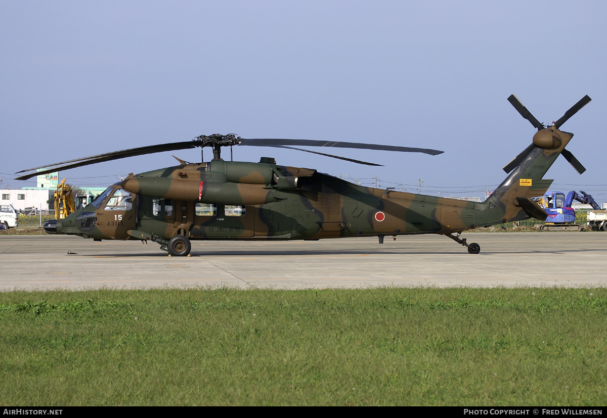 Aircraft Photo of 43115 | Sikorsky UH-60JA (S-70A-12) | Japan - Army | AirHistory.net #194435