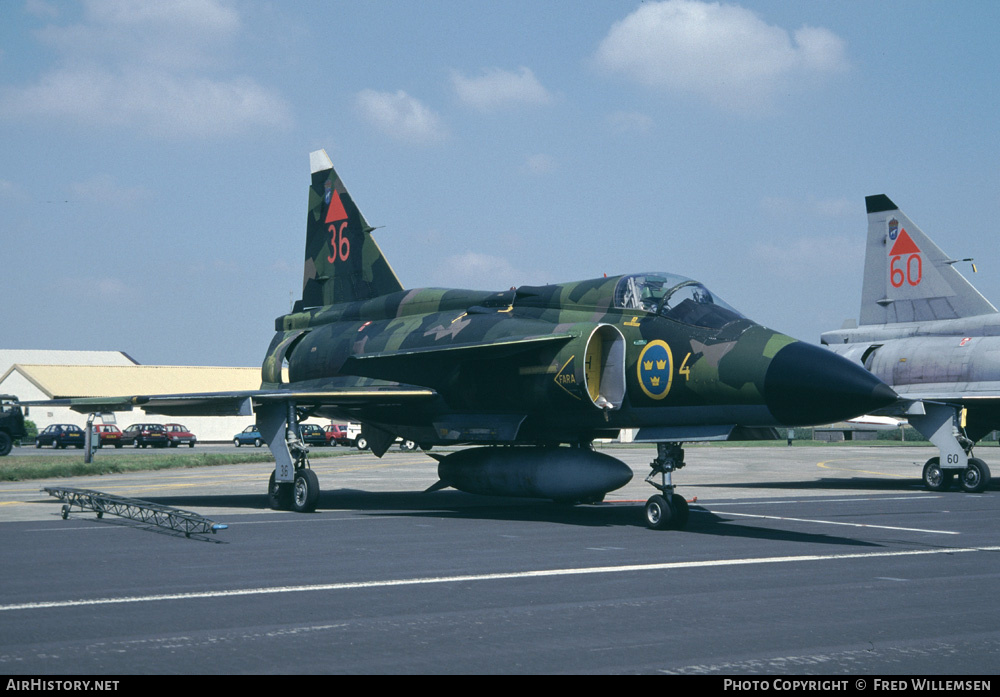 Aircraft Photo of 37376 | Saab JA37C Viggen | Sweden - Air Force | AirHistory.net #194453