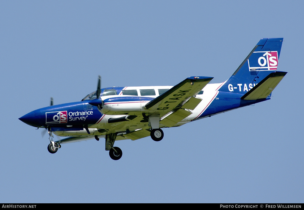 Aircraft Photo of G-TASK | Cessna 404 Titan II | Ordnance Survey | AirHistory.net #194472