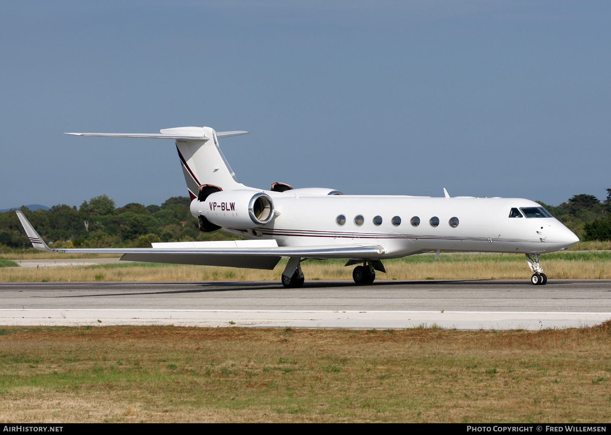 Aircraft Photo of VP-BLW | Gulfstream Aerospace G-V-SP Gulfstream G550 | AirHistory.net #194489