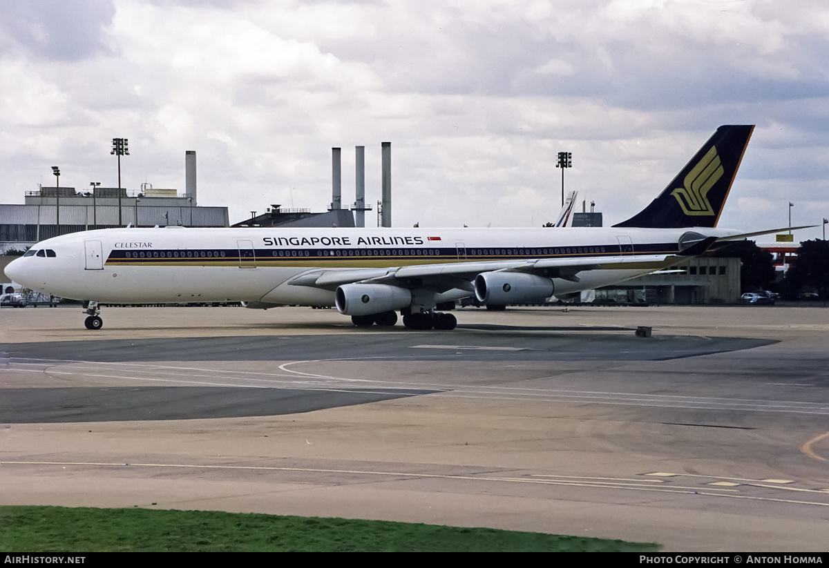 Aircraft Photo of 9V-SJF | Airbus A340-313X | Singapore Airlines | AirHistory.net #194493