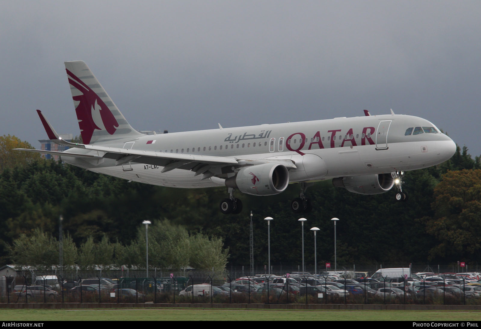 Aircraft Photo of A7-LAC | Airbus A320-214 | Qatar Airways | AirHistory.net #194508