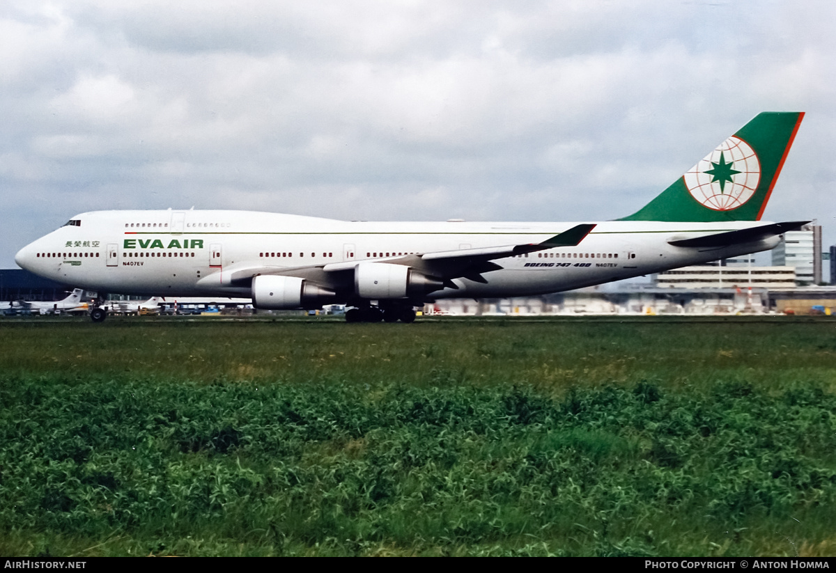 Aircraft Photo of N407EV | Boeing 747-45E | EVA Air | AirHistory.net #194509