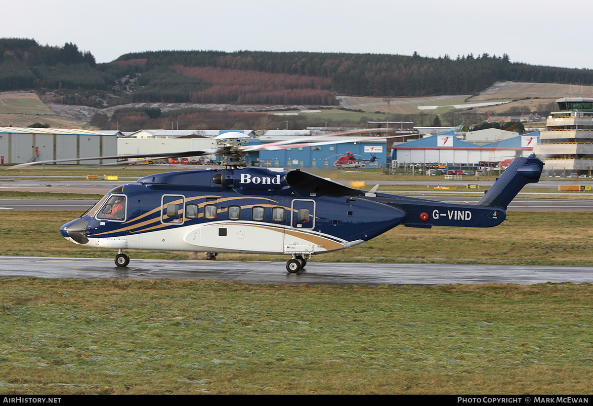 Aircraft Photo of G-VIND | Sikorsky S-92A | Bond Offshore Helicopters | AirHistory.net #194511