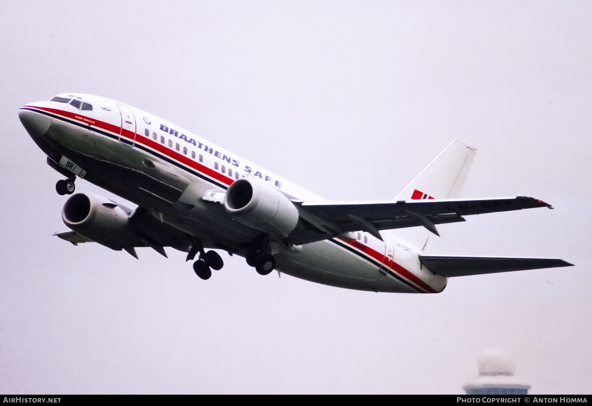 Aircraft Photo of LN-BRT | Boeing 737-505 | Braathens SAFE | AirHistory.net #194519