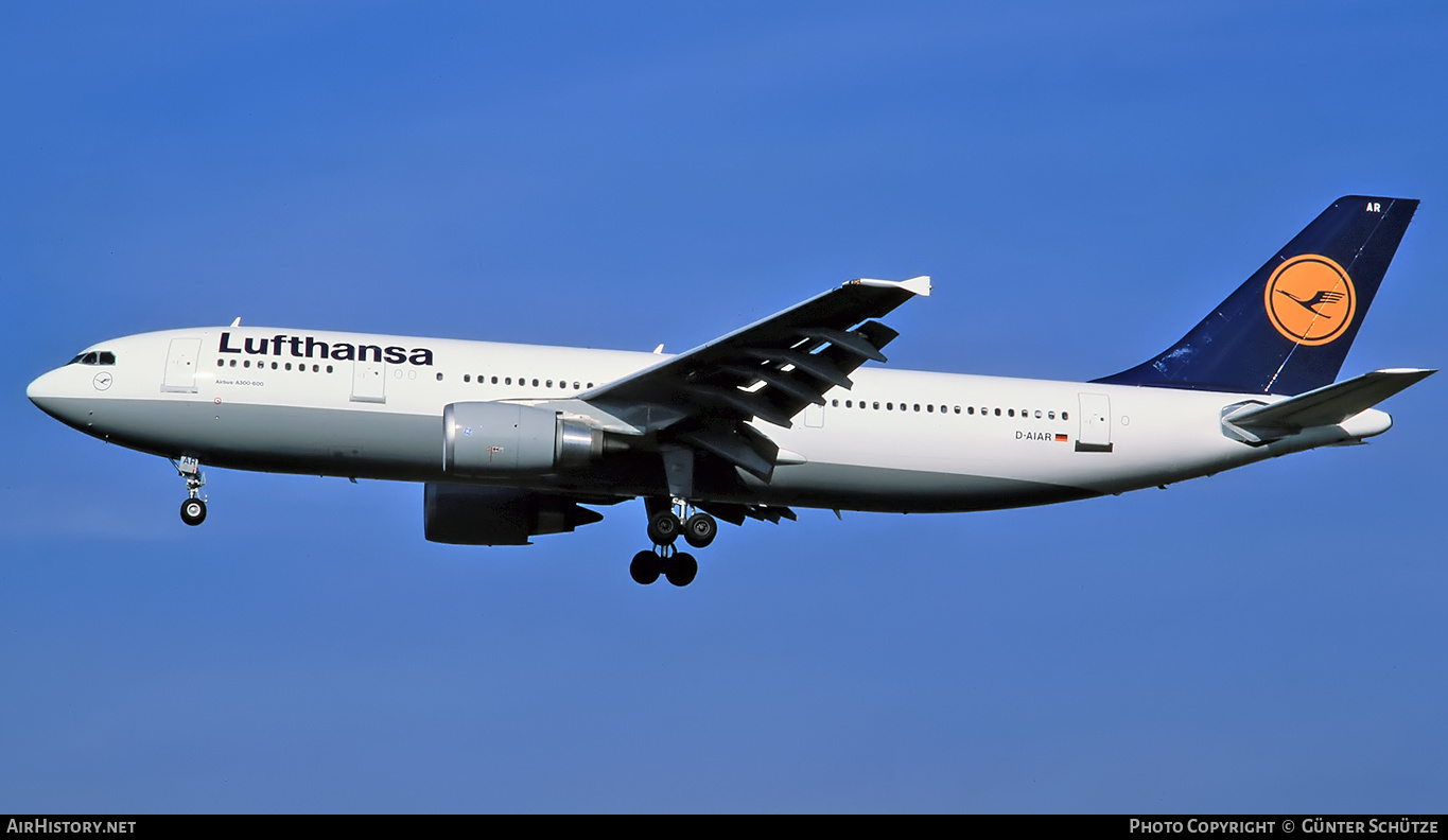 Aircraft Photo of D-AIAR | Airbus A300B4-603 | Lufthansa | AirHistory.net #194520