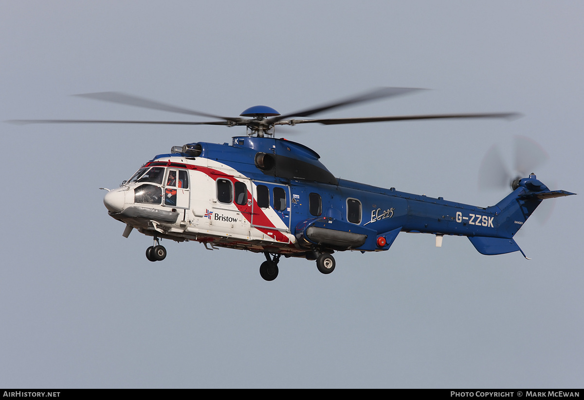 Aircraft Photo of G-ZZSK | Eurocopter EC-225LP Super Puma Mk2+ | Bristow Helicopters | AirHistory.net #194526