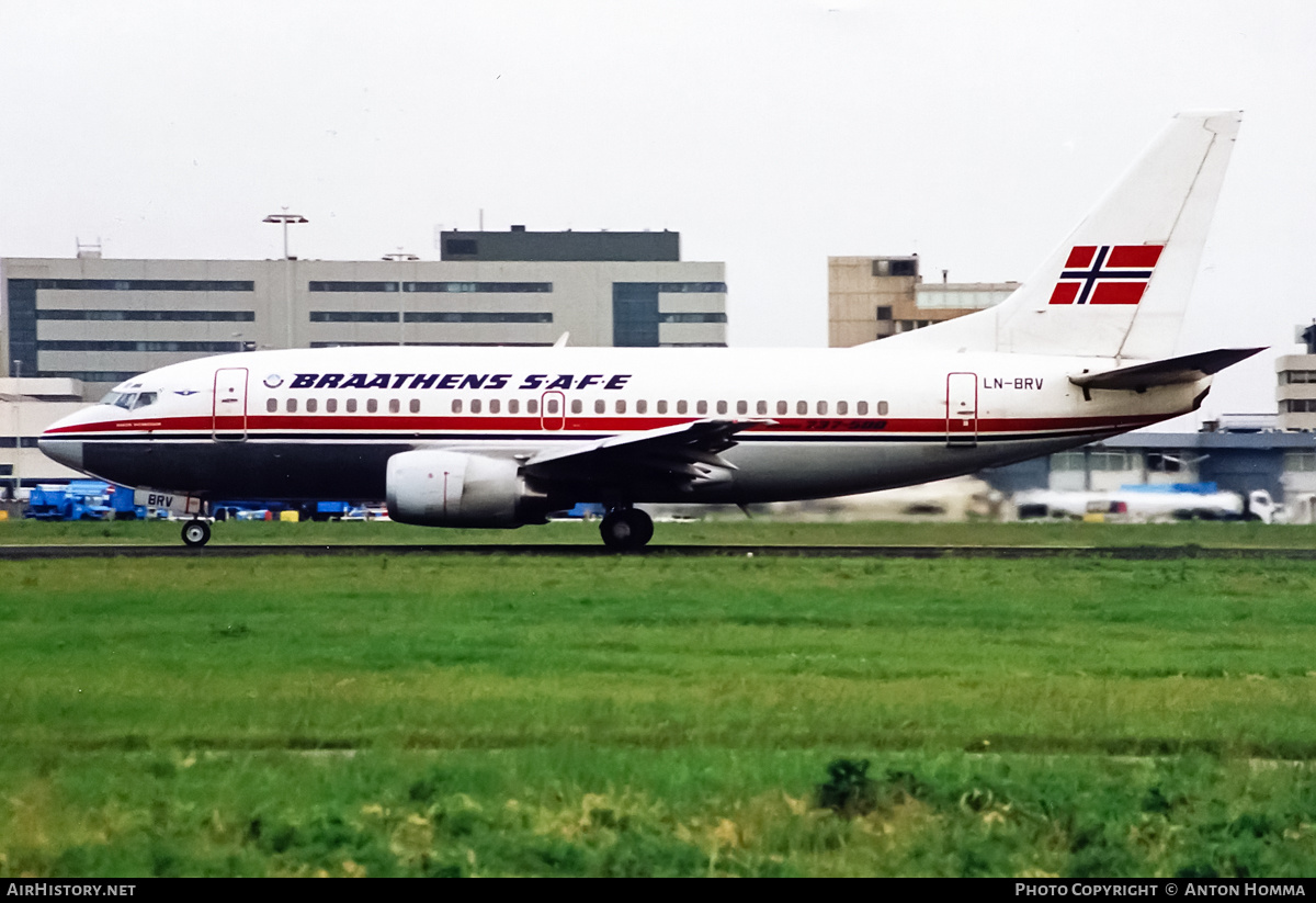 Aircraft Photo of LN-BRV | Boeing 737-505 | Braathens SAFE | AirHistory.net #194530