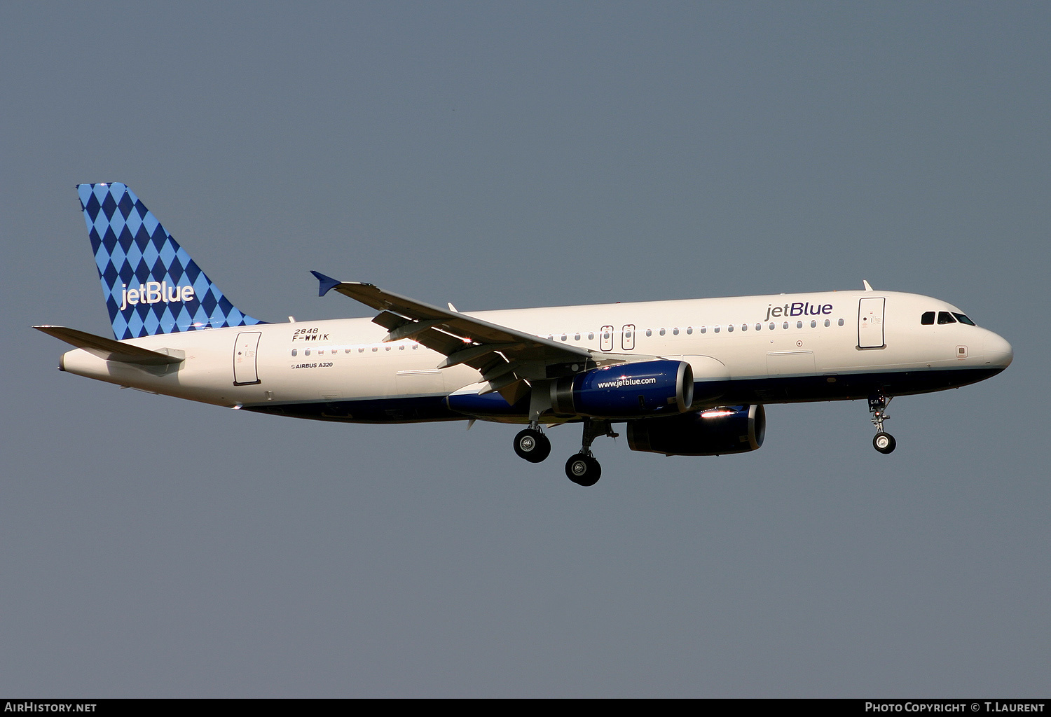 Aircraft Photo of F-WWIK | Airbus A320-232 | JetBlue Airways | AirHistory.net #194569
