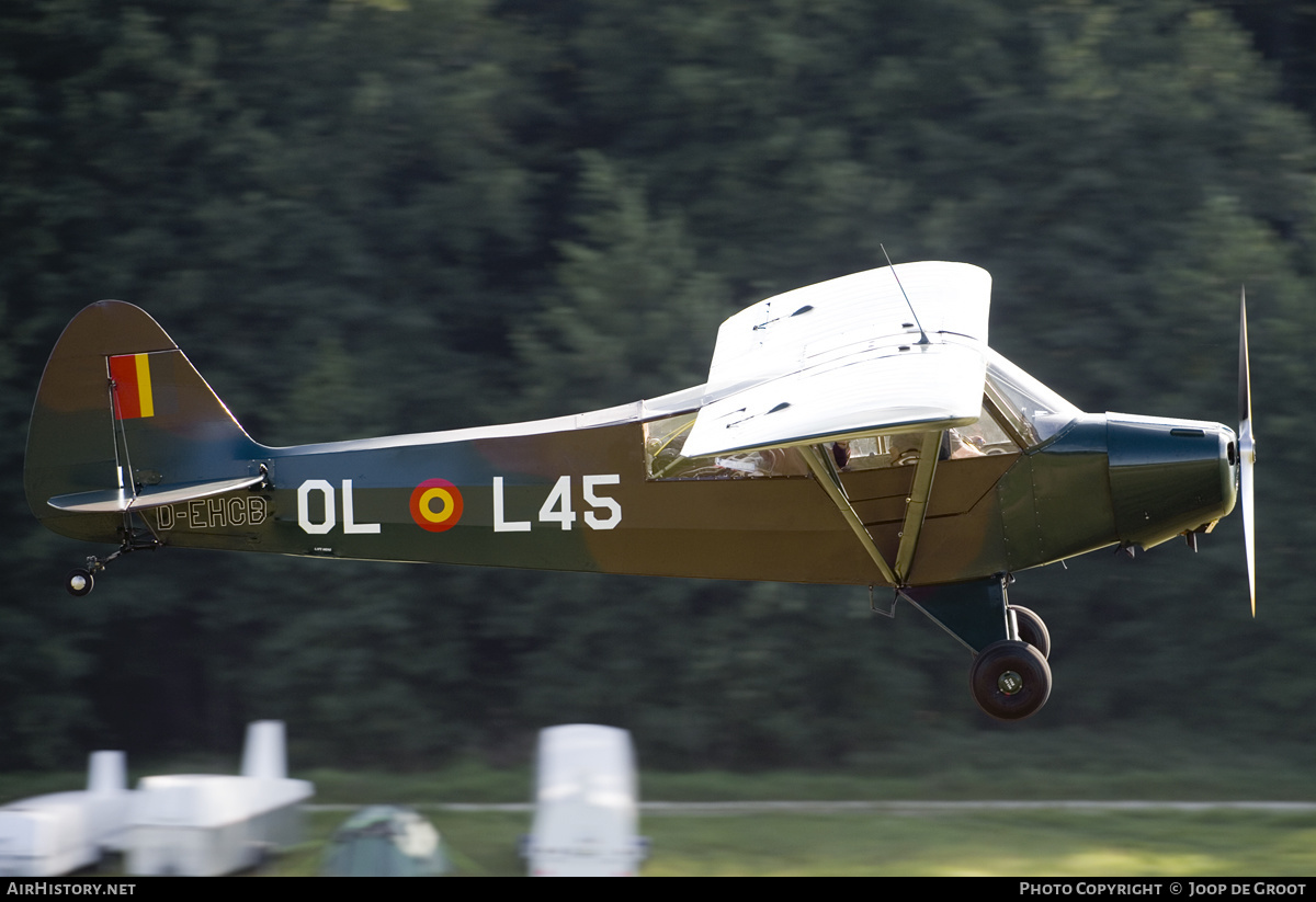 Aircraft Photo of D-EHCB / OL-L45 | Piper L-18C Super Cub | Belgium - Army | AirHistory.net #194583