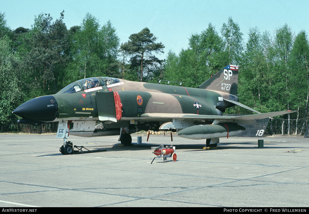 Aircraft Photo of 66-8727 / AF68-727 | McDonnell Douglas F-4D Phantom II | USA - Air Force | AirHistory.net #194598