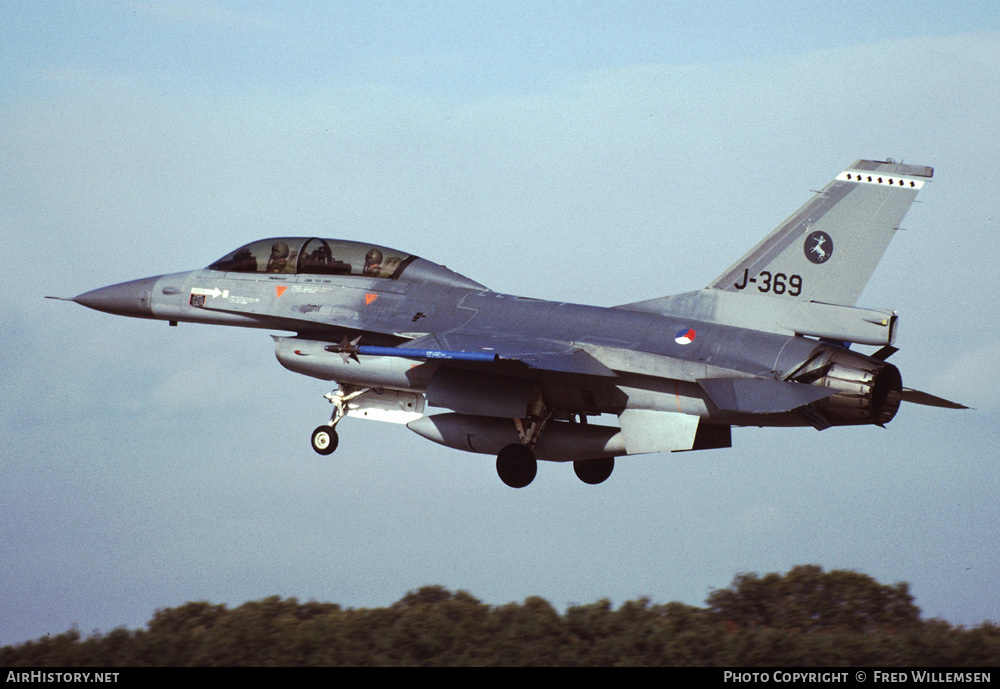 Aircraft Photo of J-369 | General Dynamics F-16B Fighting Falcon | Netherlands - Air Force | AirHistory.net #194599