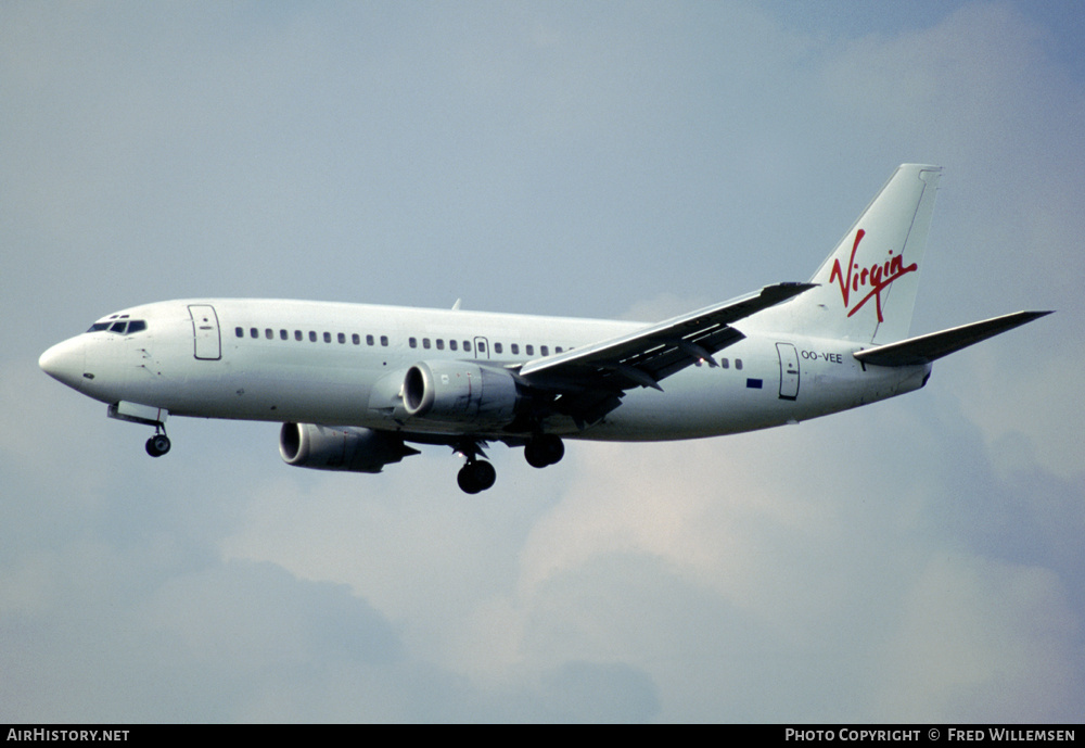 Aircraft Photo of OO-VEE | Boeing 737-3Y0 | Virgin Express | AirHistory.net #194635