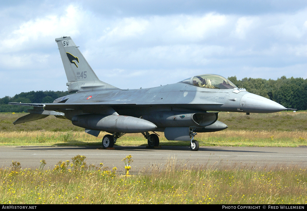 Aircraft Photo of MM7245 | General Dynamics F-16A/ADF Fighting Falcon | Italy - Air Force | AirHistory.net #194639