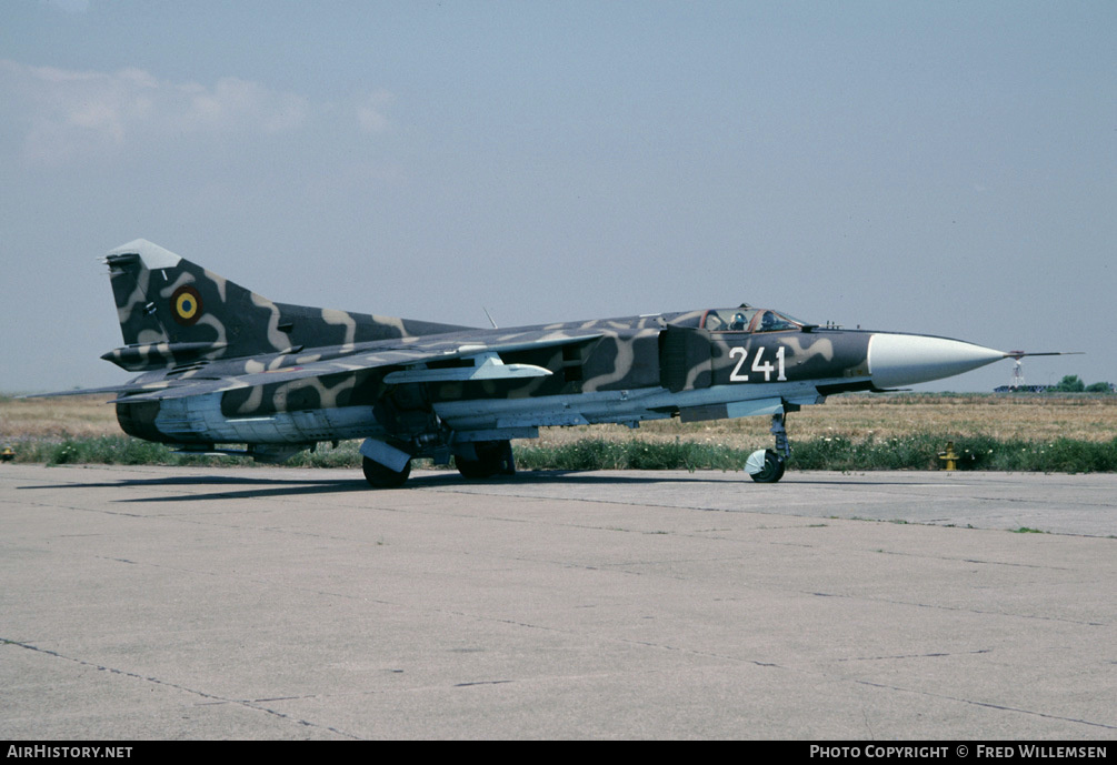 Aircraft Photo of 241 | Mikoyan-Gurevich MiG-23MF | Romania - Air Force | AirHistory.net #194649