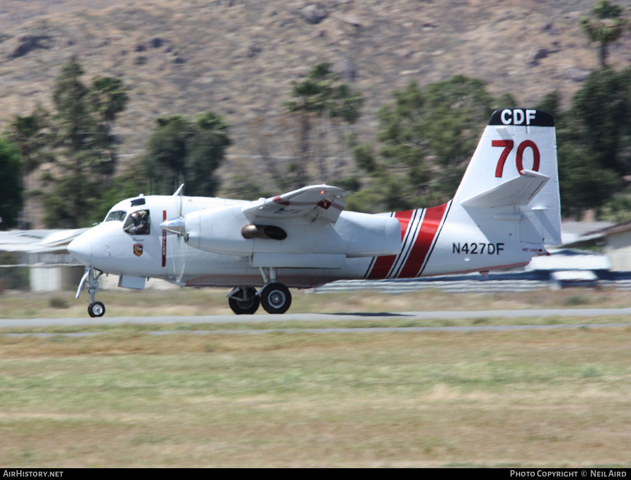 Aircraft Photo of N427DF | Marsh S-2F3AT Turbo Tracker | California Department of Forestry - CDF | AirHistory.net #194664