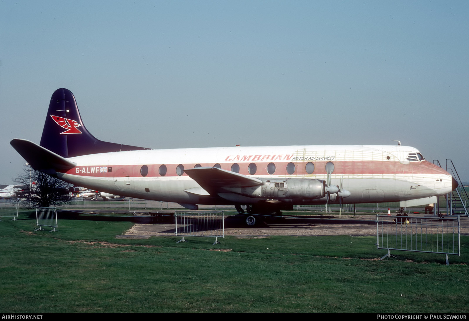 Aircraft Photo of G-ALWF | Vickers 701 Viscount | Cambrian Airways | AirHistory.net #194679