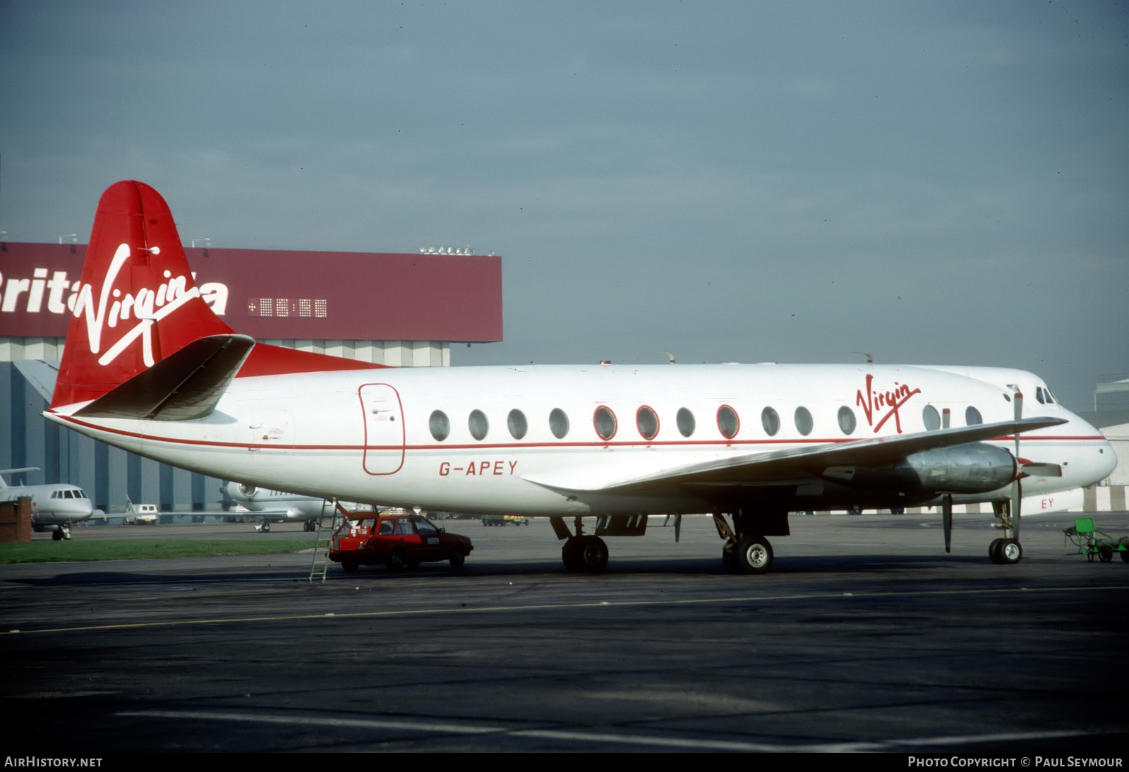 Aircraft Photo of G-APEY | Vickers 806 Viscount | Virgin Atlantic Airways | AirHistory.net #194686