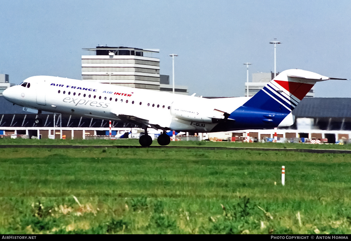 Aircraft Photo of F-GLIU | Fokker 70 (F28-0070) | Air France Express | AirHistory.net #194700