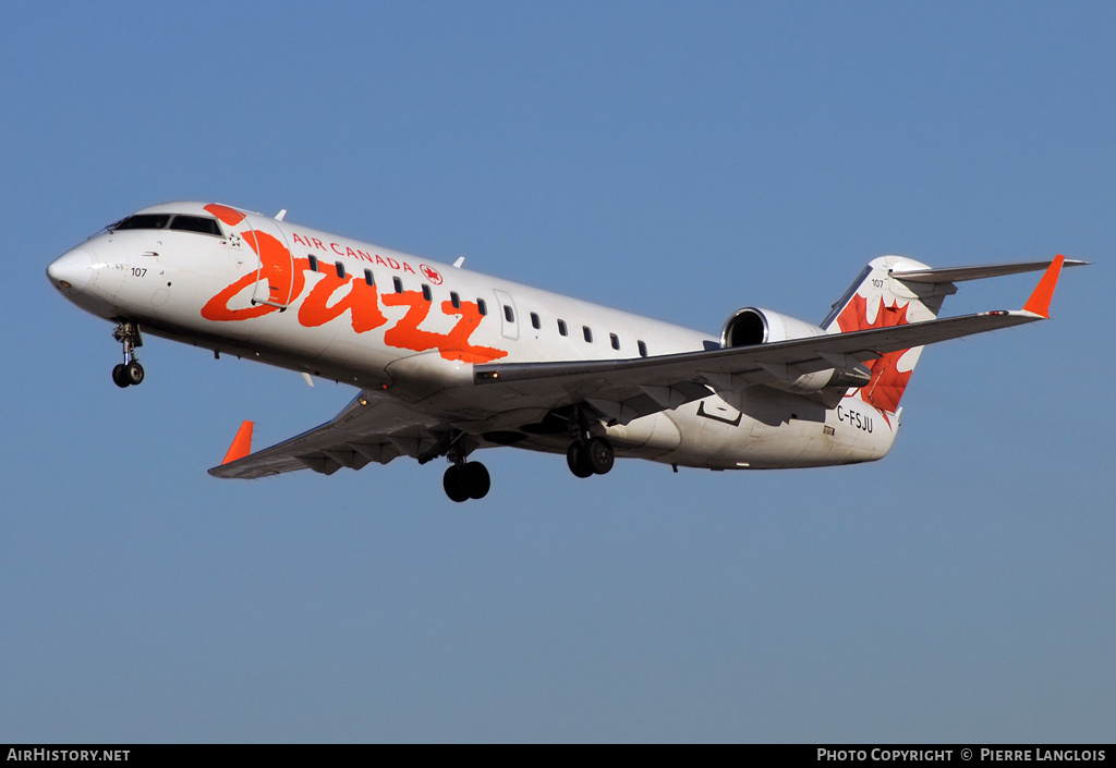 Aircraft Photo of C-FSJU | Canadair CRJ-100ER (CL-600-2B19) | Air Canada Jazz | AirHistory.net #194715
