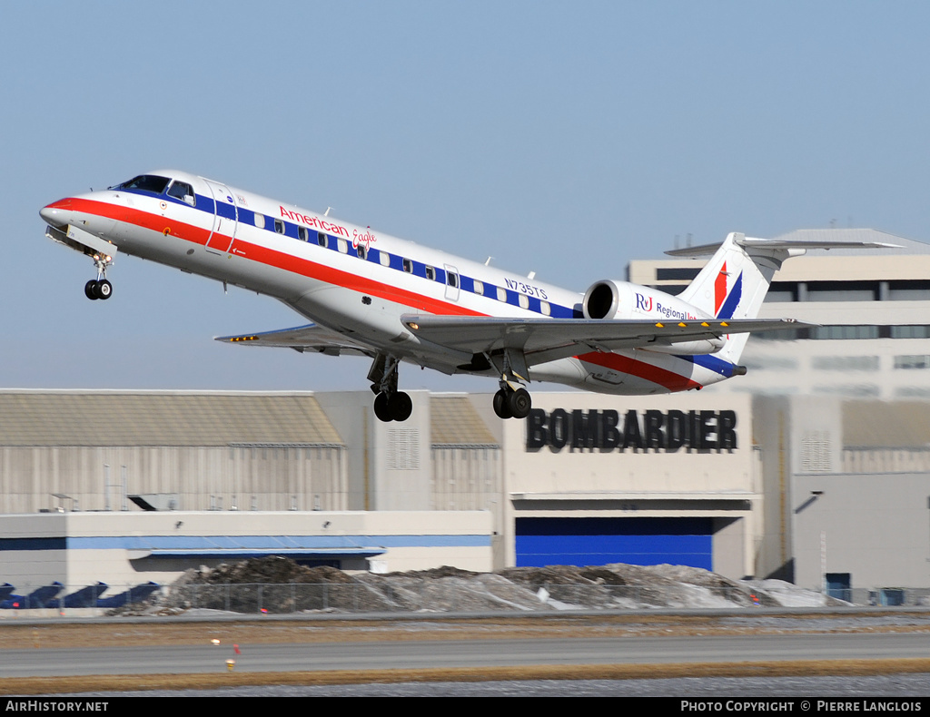 Aircraft Photo of N735TS | Embraer ERJ-135LR (EMB-135LR) | American Eagle | AirHistory.net #194728