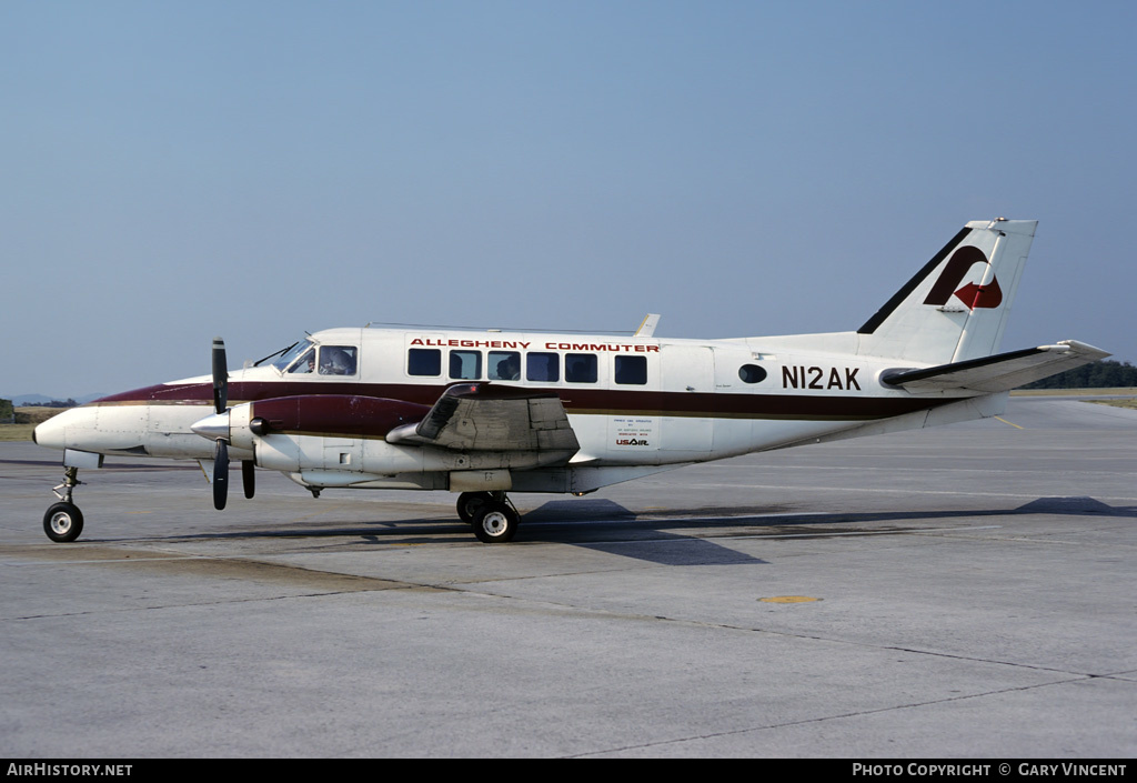 Aircraft Photo of N12AK | Beech 99 Airliner | Allegheny Commuter | AirHistory.net #194741