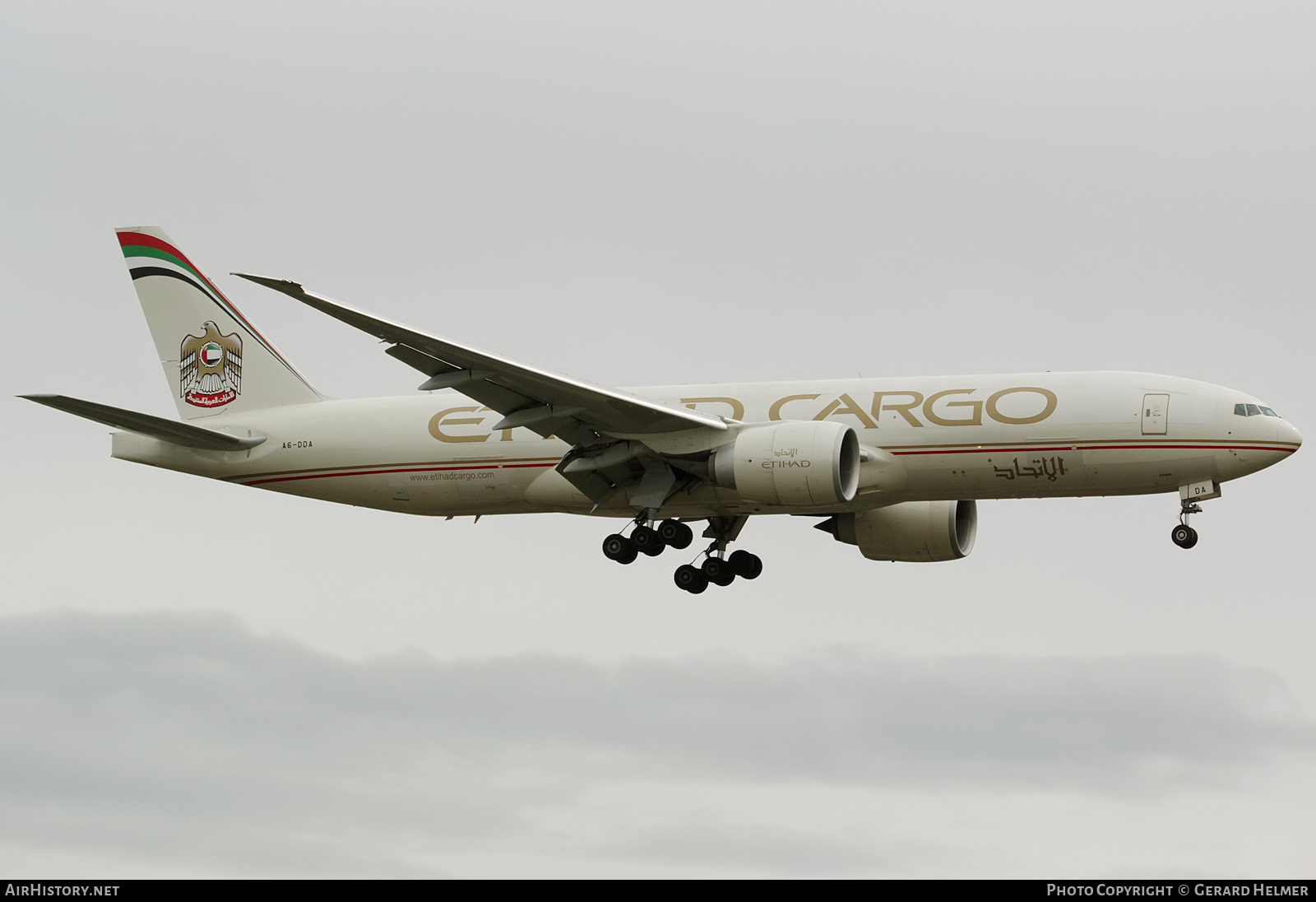 Aircraft Photo of A6-DDA | Boeing 777-FFX | Etihad Airways Cargo | AirHistory.net #194744