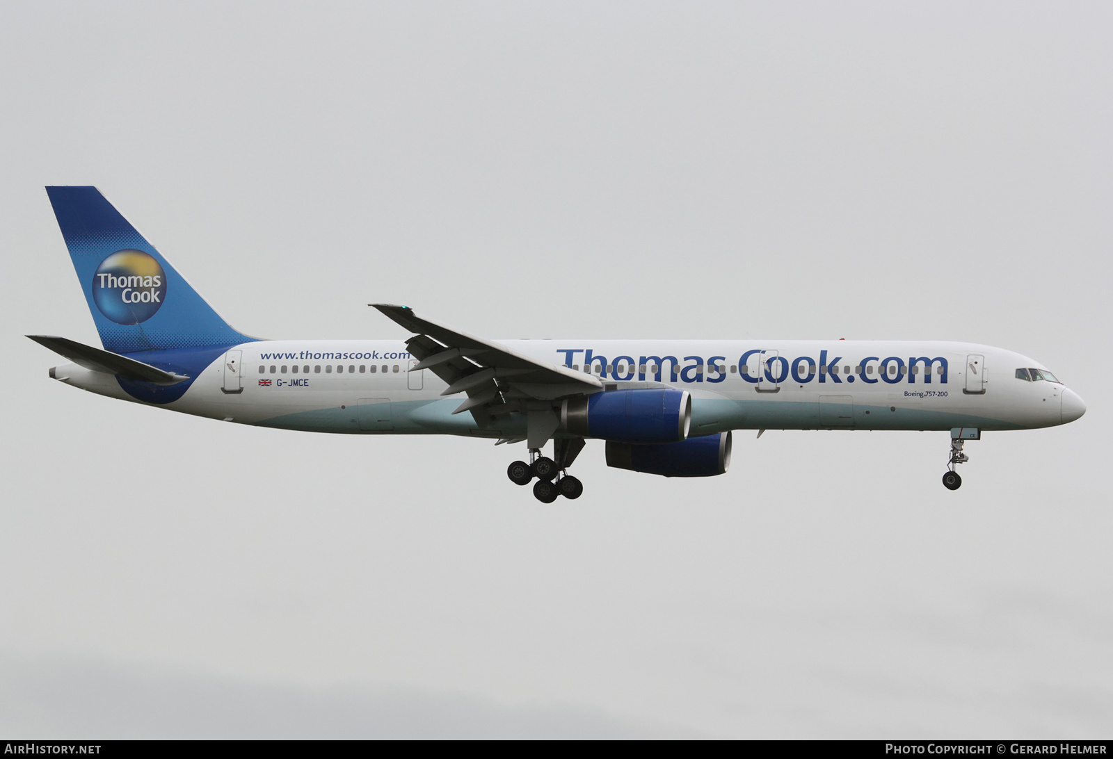 Aircraft Photo of G-JMCE | Boeing 757-25F | Thomas Cook Airlines | AirHistory.net #194749