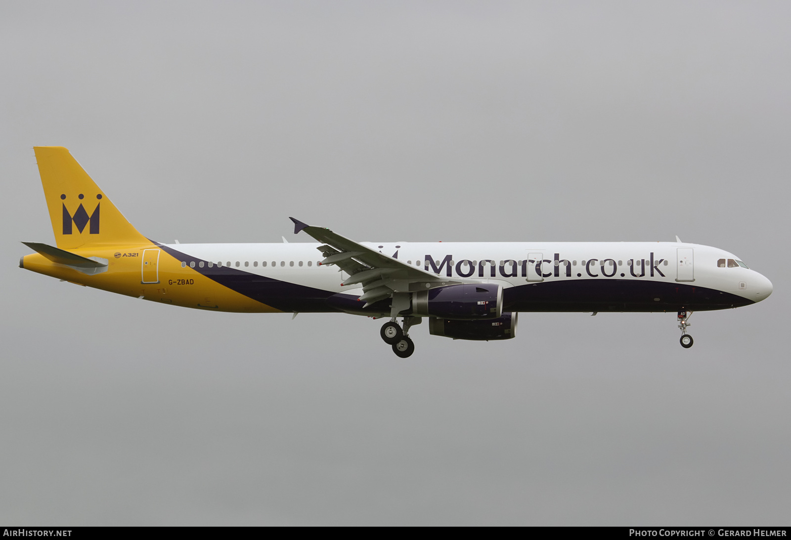 Aircraft Photo of G-ZBAD | Airbus A321-231 | Monarch Airlines | AirHistory.net #194758