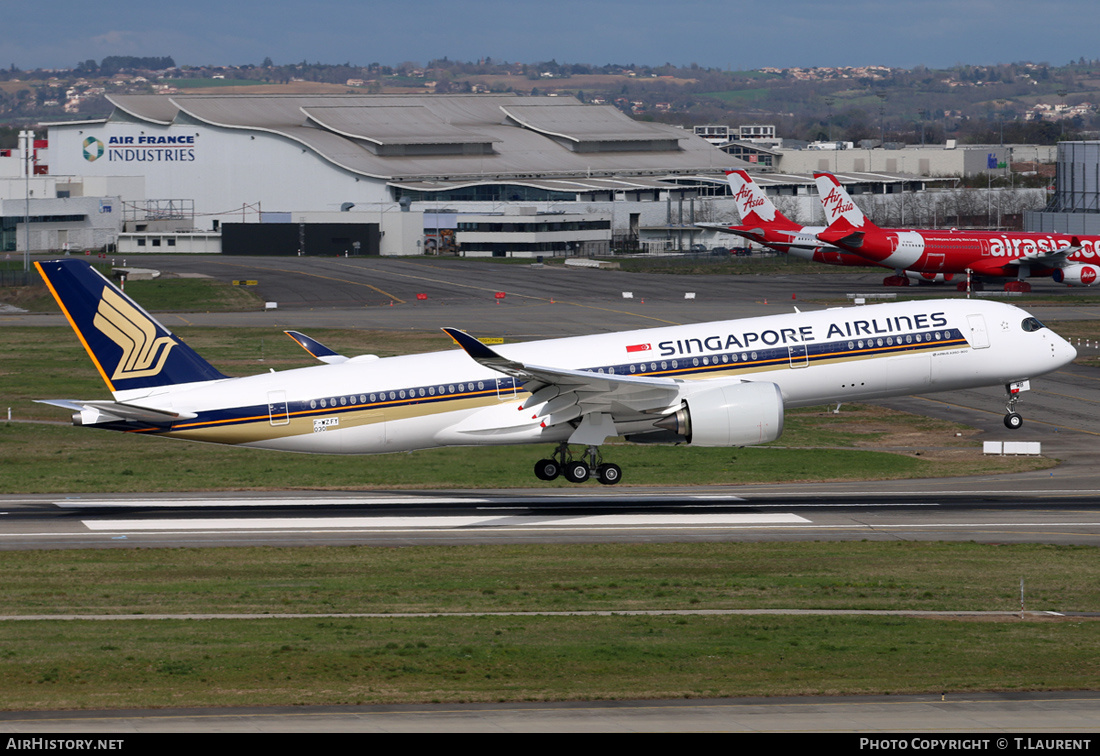 Aircraft Photo of F-WZFY | Airbus A350-941 | Singapore Airlines | AirHistory.net #194767