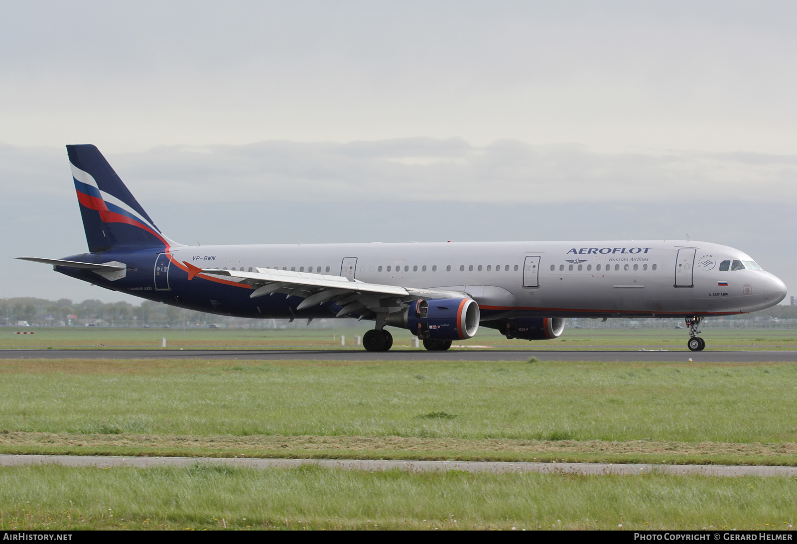 Aircraft Photo of VP-BWN | Airbus A321-211 | Aeroflot - Russian Airlines | AirHistory.net #194784