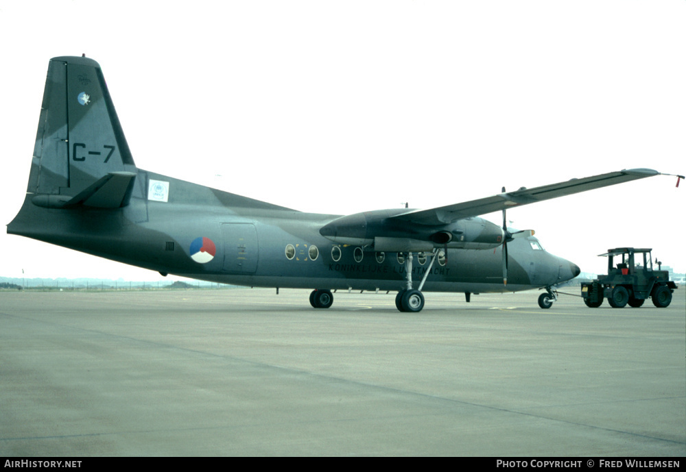 Aircraft Photo of C-7 | Fokker F27-300M Troopship | Netherlands - Air Force | AirHistory.net #194796