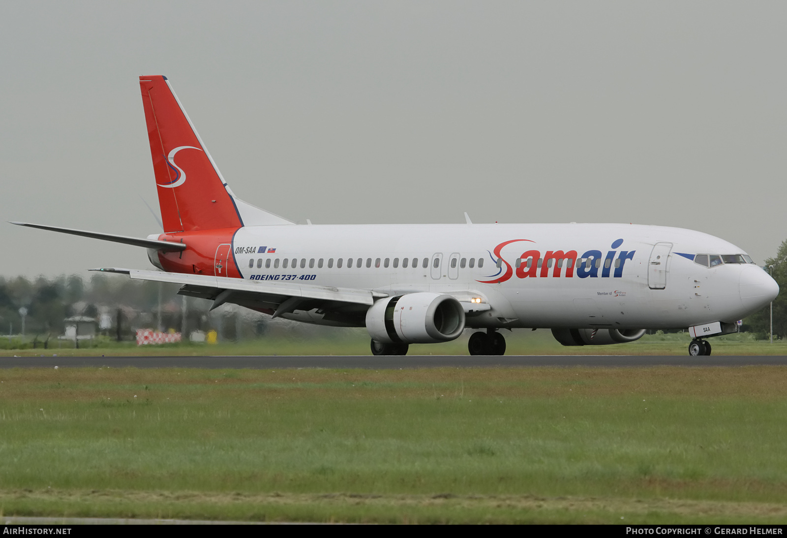 Aircraft Photo of OM-SAA | Boeing 737-476 | Samair | AirHistory.net #194806