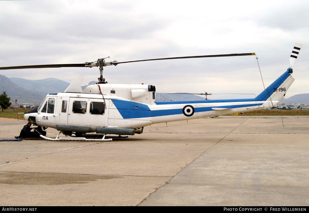 Aircraft Photo of 31-196 | Bell 212 Twin Two-Twelve | Greece - Air Force | AirHistory.net #194814