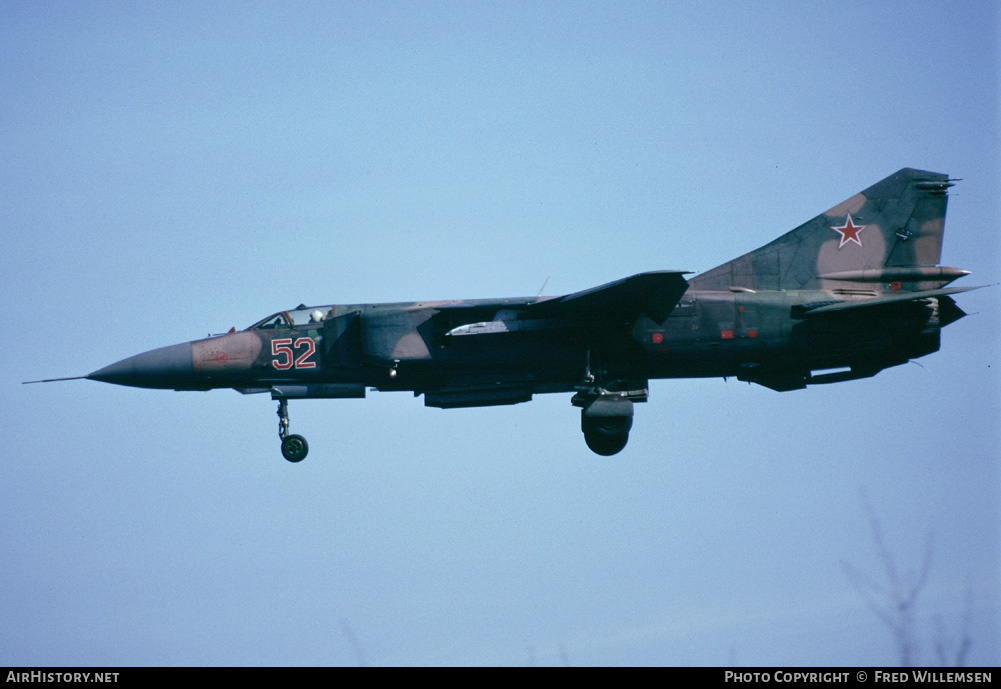 Aircraft Photo of 52 red | Mikoyan-Gurevich MiG-23MLD | Russia - Air Force | AirHistory.net #194847