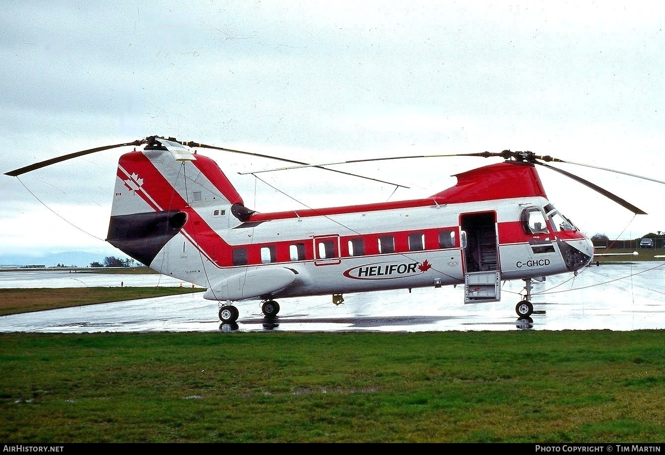 Aircraft Photo of C-GHCD | Boeing Vertol 107-II | Helifor | AirHistory.net #194854