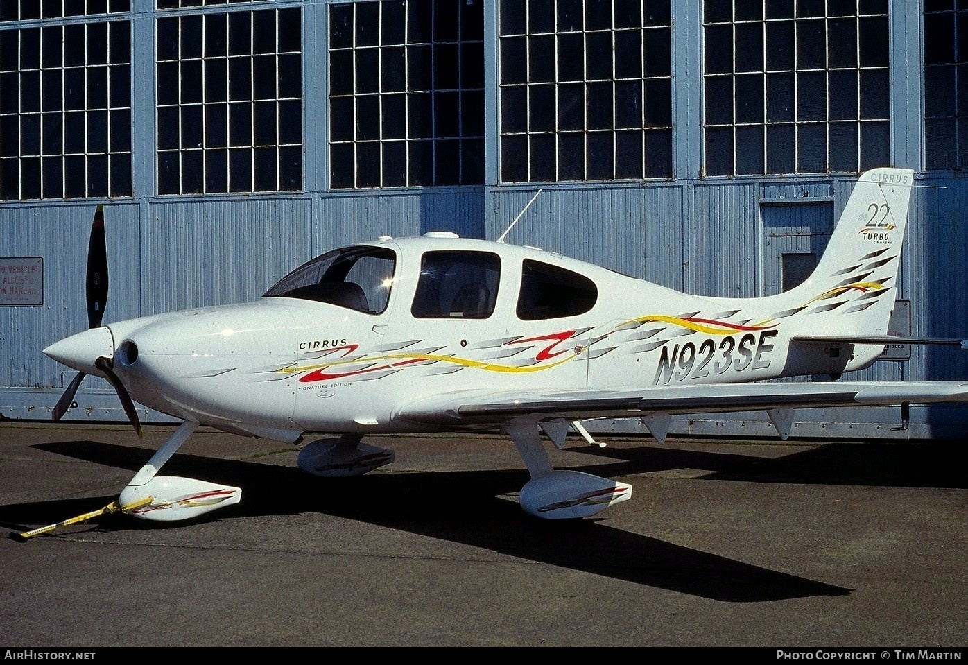 Aircraft Photo of N923SE | Cirrus SR-22 G2 SE Turbo | AirHistory.net #194858
