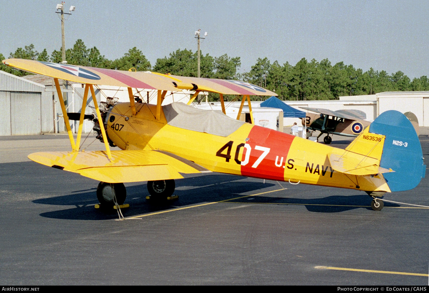 Aircraft Photo of N63538 | Boeing PT-17 Kaydet (A75N1) | USA - Navy | AirHistory.net #194876