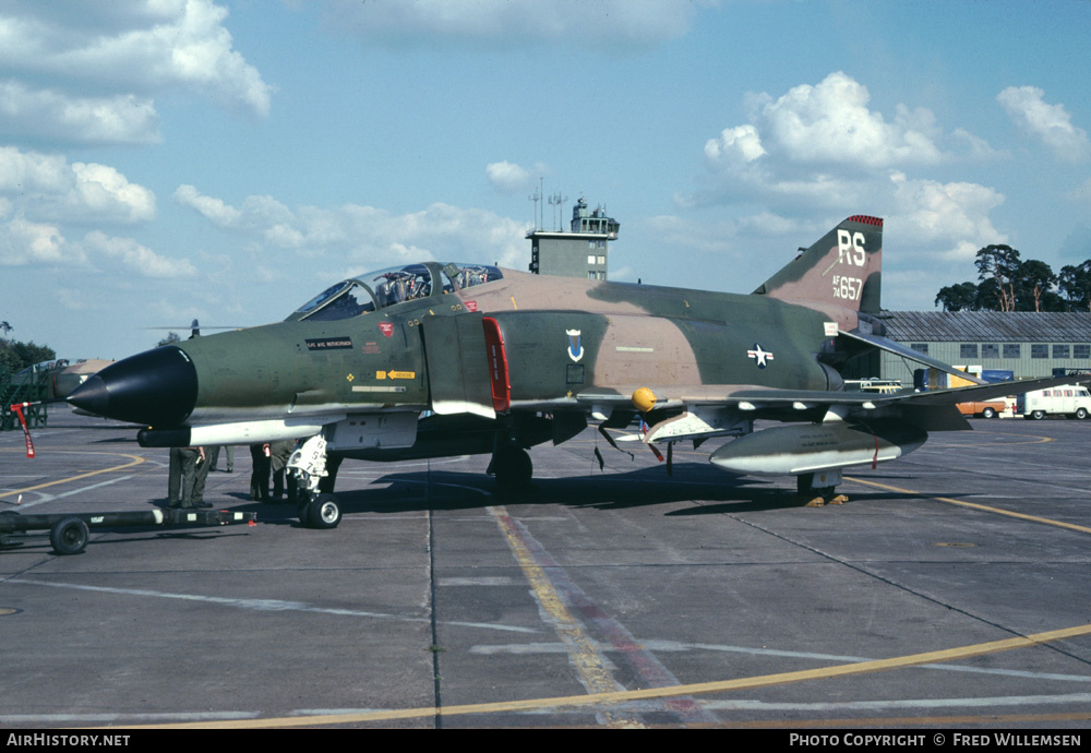 Aircraft Photo of 74-0657 / AF74-657 | McDonnell Douglas F-4E Phantom II | USA - Air Force | AirHistory.net #194913